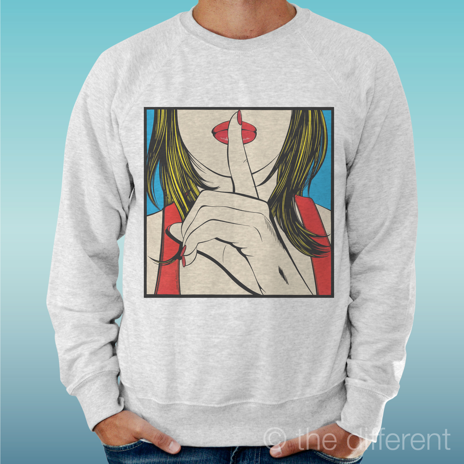 Light Men's Sweater Grey 
