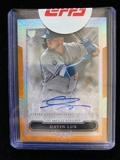 2020 Topps Five Star GAVIN LUX Rookie FSA-GL ORANGE AUTO #3/5 Dodgers RC RARE SP