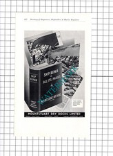 Anuncio Mountstuart Dry Docks Ltd/Thermotank Ltd Govan Glasgow - c.1957