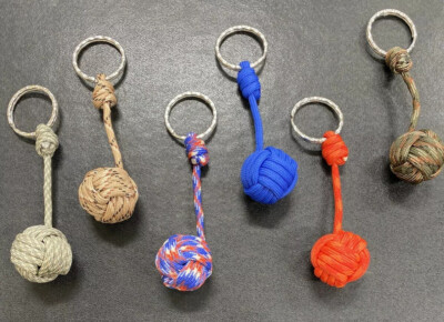 Paracord-Knot Monkey Fist Kc-Dark (Pack Of 6)