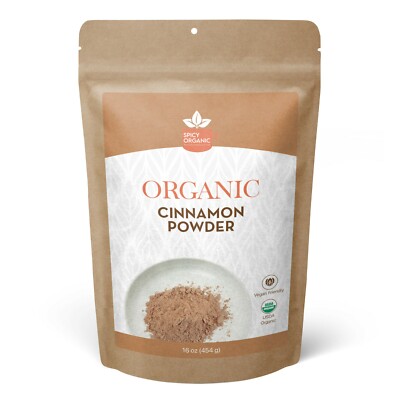 Organic Cassia Cinnamon Powder 16 oz - Ground Cinnamon, Pure & Aromatic