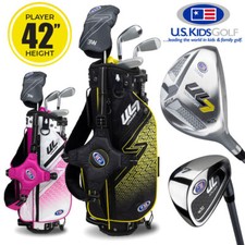 US Kids UL7 4-Club Junior Golf Club Confezione Set 42'' Età 5 - NUOVO! 2024