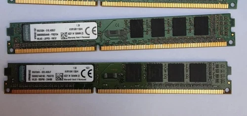 Kingston 8GB(2X4GB) kvr16n11s8/4 ddr3-1600 pc3-12800U Low profile