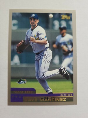 DAVE MARTINEZ 2000 TOPPS BASEBALL CARD # 161 E2337
