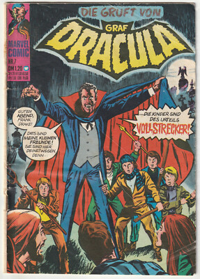   DIE GRUFT VON GRAF DRACULA #7, Williams Verlag/Marvel Comics 1974 COMICHEFT Z3