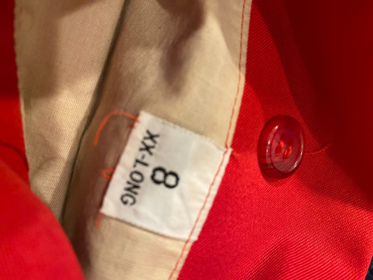 Vintage Red Burberry Belted Long Trench Coat, Size 8 XX Long, | eBay