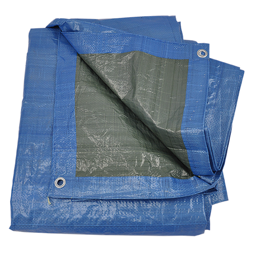 Ösenplane aus Polyethylen 110 g/m2, eingefasst und mit Ösen verstärkt - Bild 1 von 2