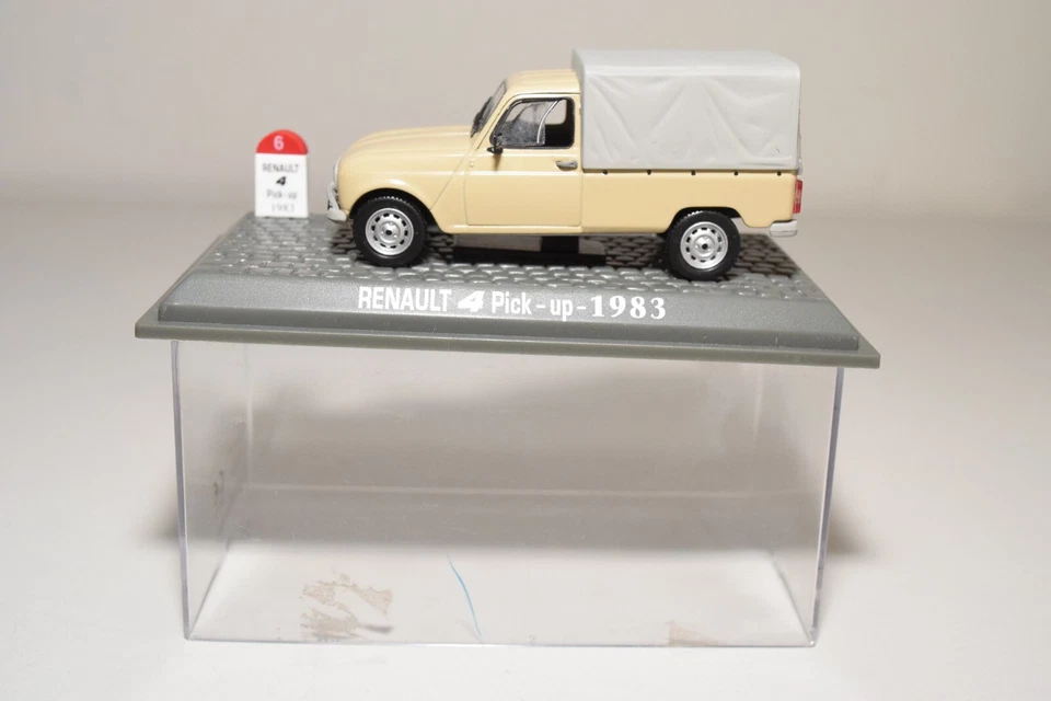 Pickup A40 1:43 UNIVERSAL HOBBIES UH MTHIQUE RENAULT R 4 1983 BRONCEADO SIN USAR, EN CAJA Foto 2 de 4