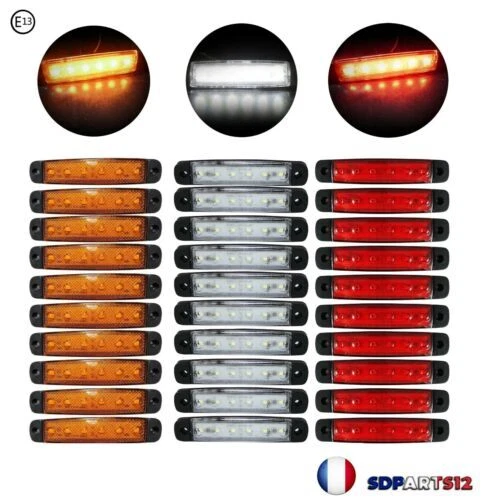 Feux de gabarit feux latéraux avant LED pour auto