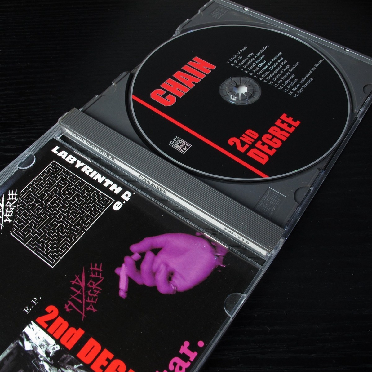 2nd Degree - Chain JAPAN CD Mint W/OBI Japanese Hardcore, Punk HG