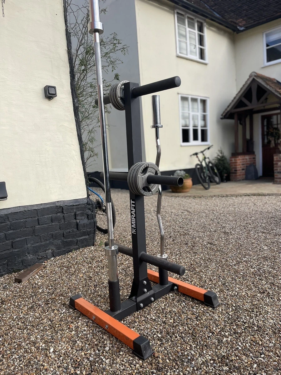 Mirafit olympic weight tree & bar stand new arrivals