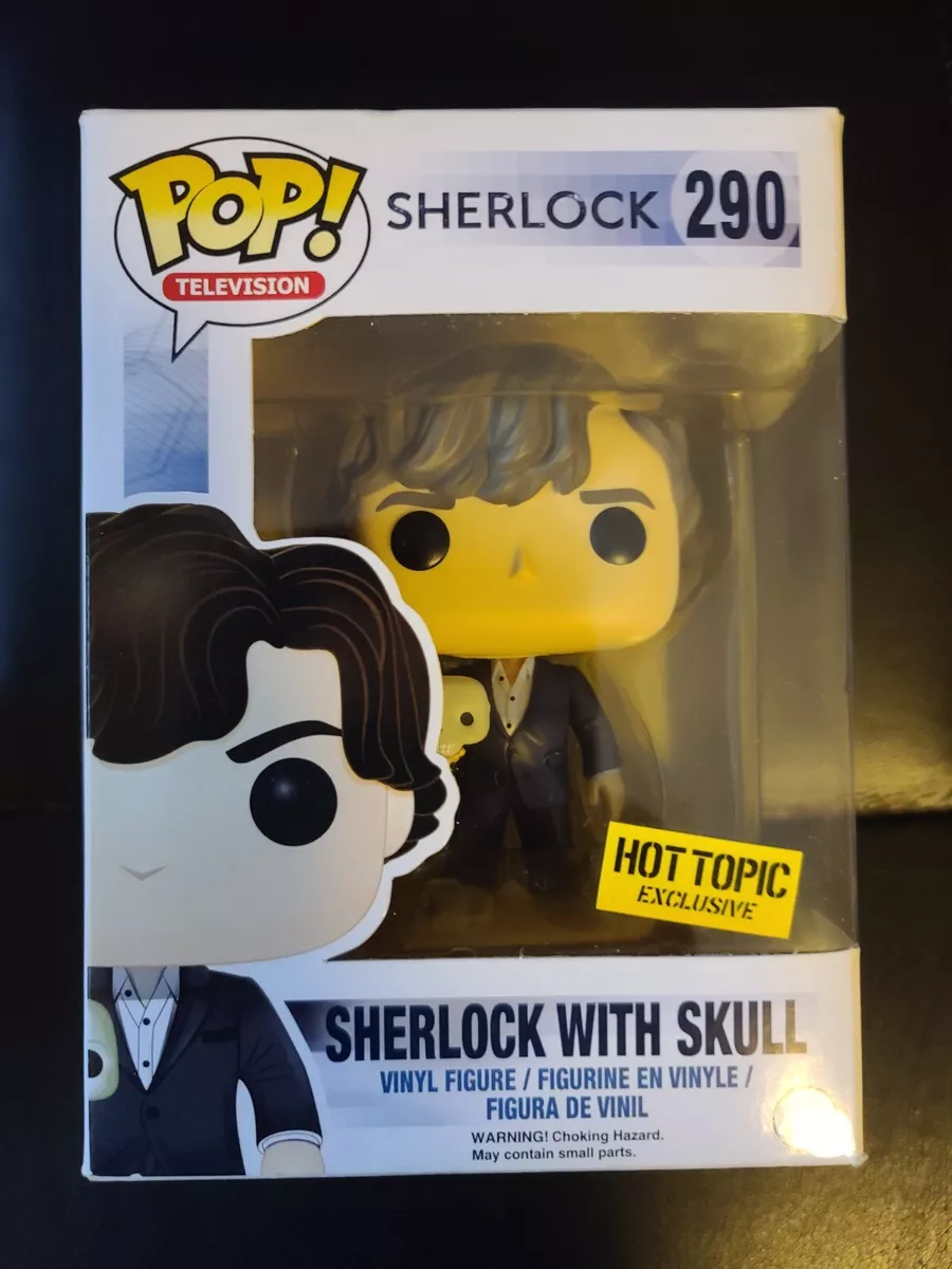 Funko POP! T.V. Sherlock with Skull 290 HT Exclusive Rare &