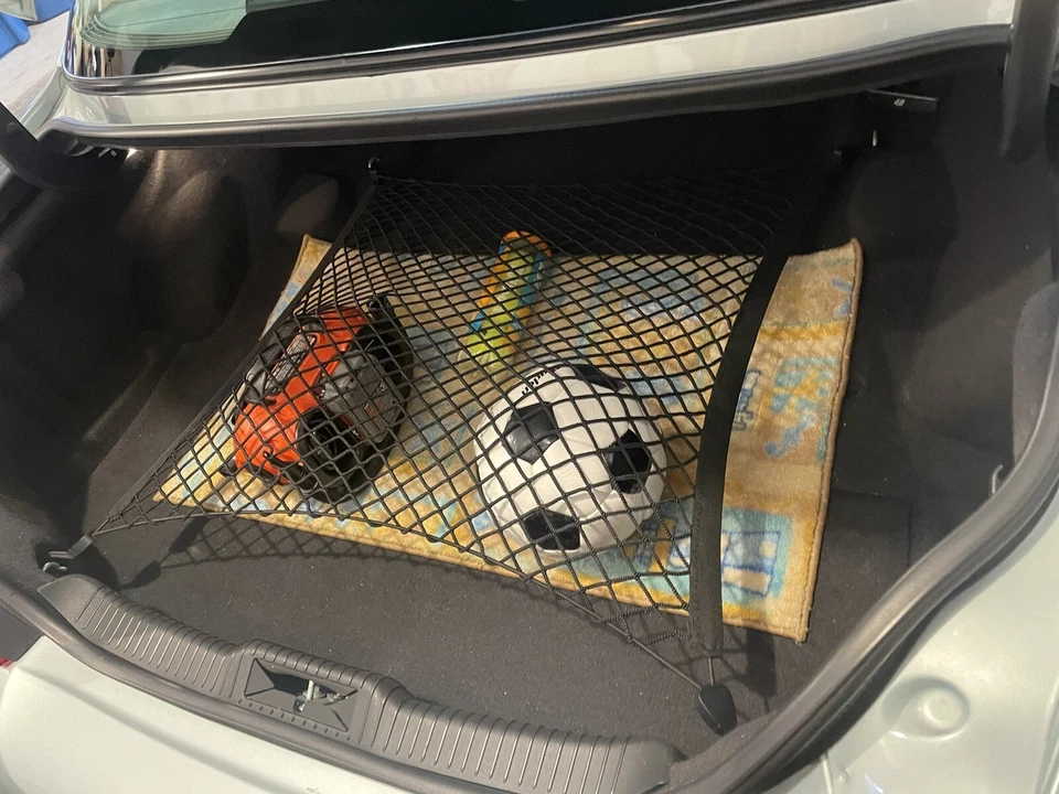 Red de carga de malla organizadora estilo piso maletero trasero para JAGUAR TIPO S 1999-2008 Foto 2 de 4