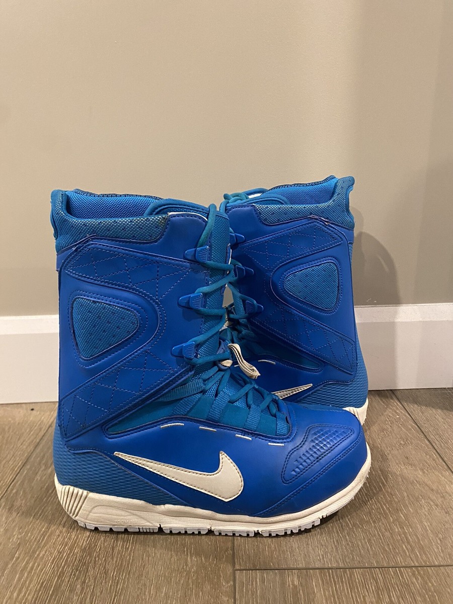 Mens Nike Zoom Kaiju Snowboard Boots Blue & White Size 9.5