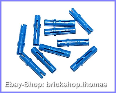 Lego Technik 10 x Verbinder blau - 6558 - Technic Connector Pins Blue NEU / NEW