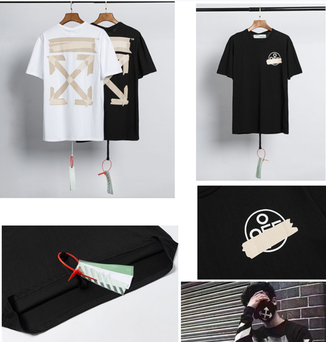 Uomo's OFF WHITE Magliette larghe a maniche corte con stampa brown arrow  top | eBay