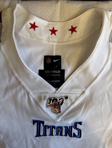 Tennessee Titans Pro Cut Nike On Field White Jersey Blank Sz 40 Quarterback NEW - Bild 4 von 9