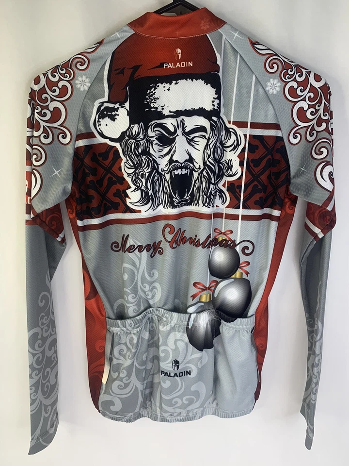 Paladin Cycling Jersey Christmas Theme Unisex Size XS - Image 2 of 4