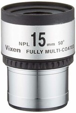 Vixen 15mm Plossl Series 1.25 Eyepiece with 50 Degree Field of View 39205-6