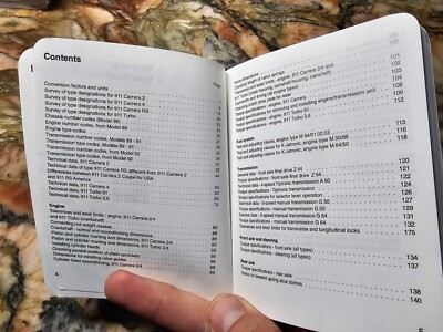 Porsche 911 964 Technical Specification Book Workshop Manual