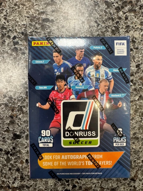 2024-25 Donruss Soccer Hobby Blaster Box Pink Cubic