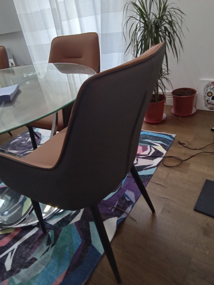 dining room chairs x 4 eBay