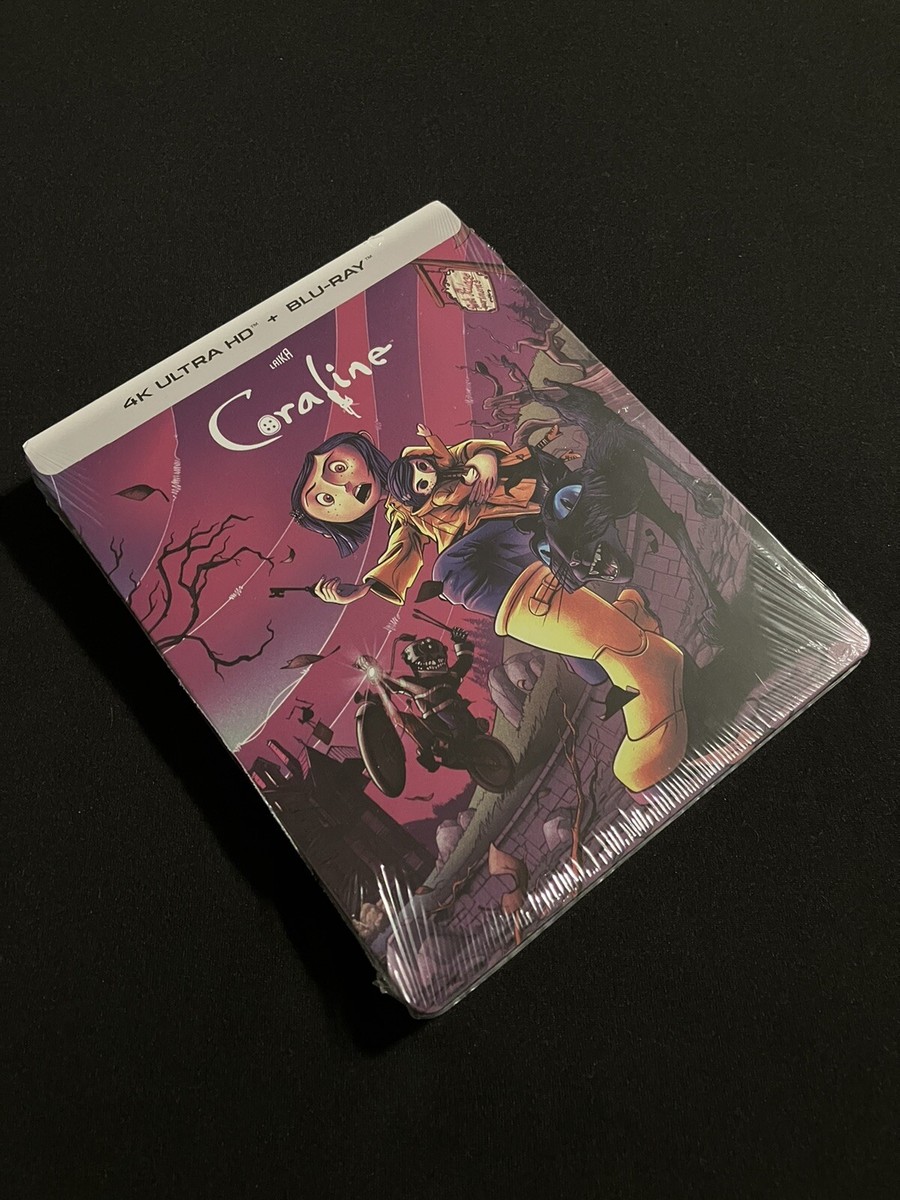 CoRaLiNe: 4K+blu-ray LimiTed EdiTioN sTeeLBooK “OOP/HTF/MiNT