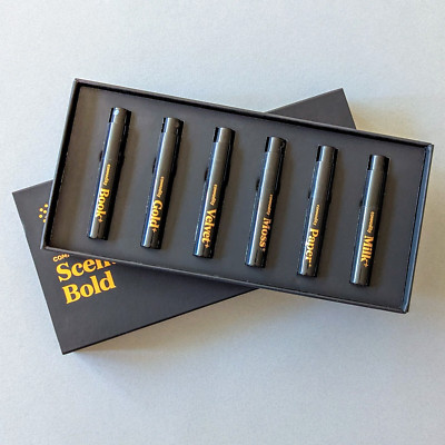 Commodity Scent Space Bold - Discovery Kit - 6 Sample Sprays - Sealed Box