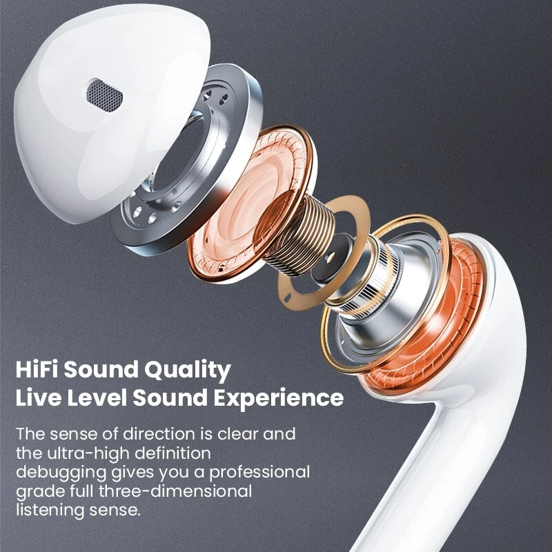 Bluetooth Wireless Headphones TWS Earphones Mini In-Ear Pods For iPhone Android - Image 4 of 4