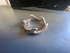 Ocean Wave Ring .925 Silver Signed Surfing Unique Outdoors Swim Free Shipping! — photo 1
