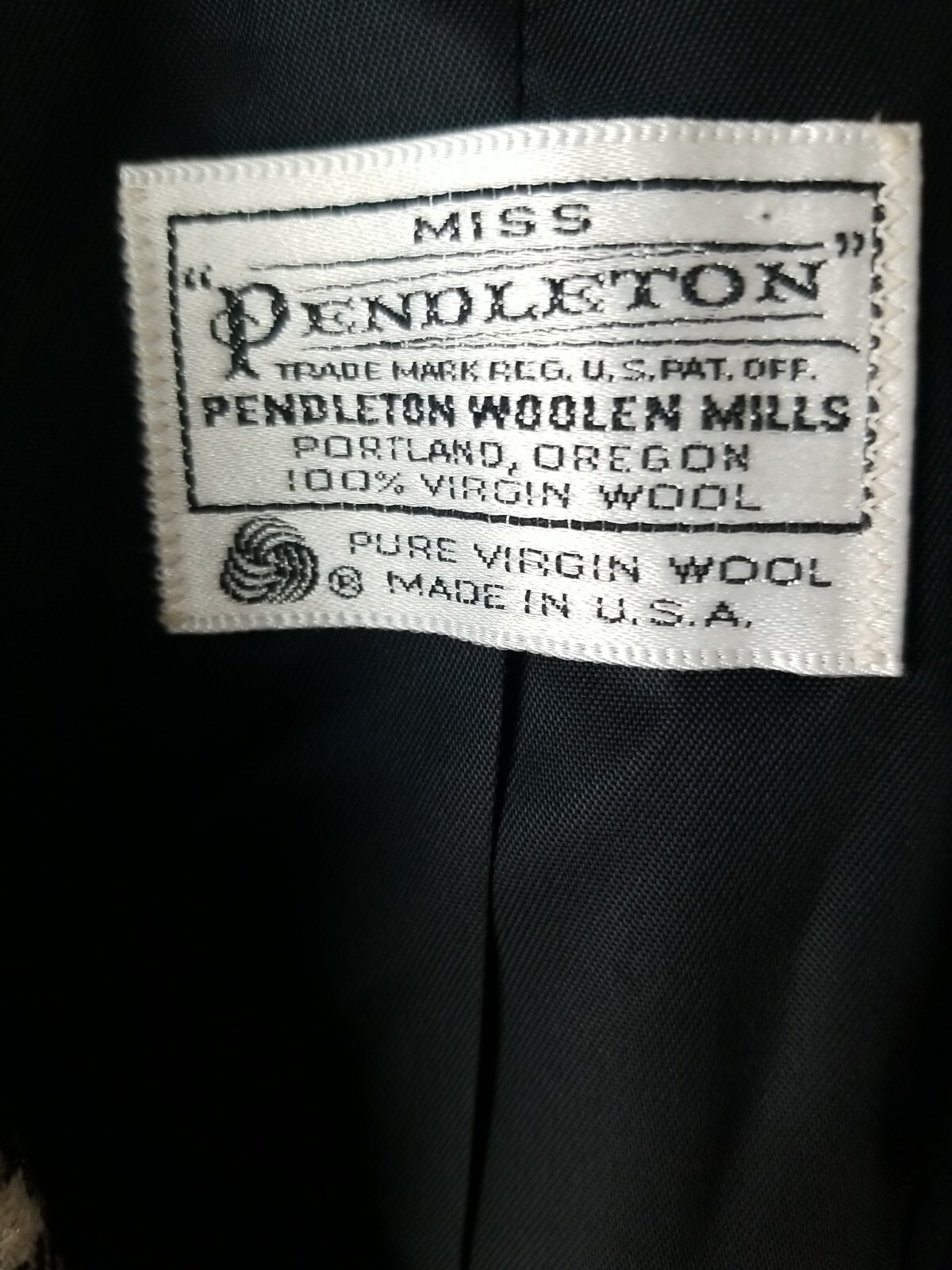 Vintage MISS PENDLETON Single Button Wool Blazer … - image 4