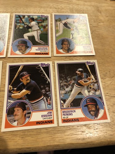 SET SQUADRA 1983 Topps TRADED Cleavland Indians - Foto 3 di 8