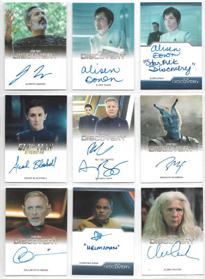 Star Trek Discovery Season 5 - Autograph, Relic & Comic Cut Card Selection NM
