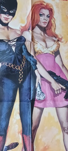 Sadist Erotica ORIGINAL Spanish '69 POSTER Jess Franco MAC sexy females & guns - Picture 3 of 8