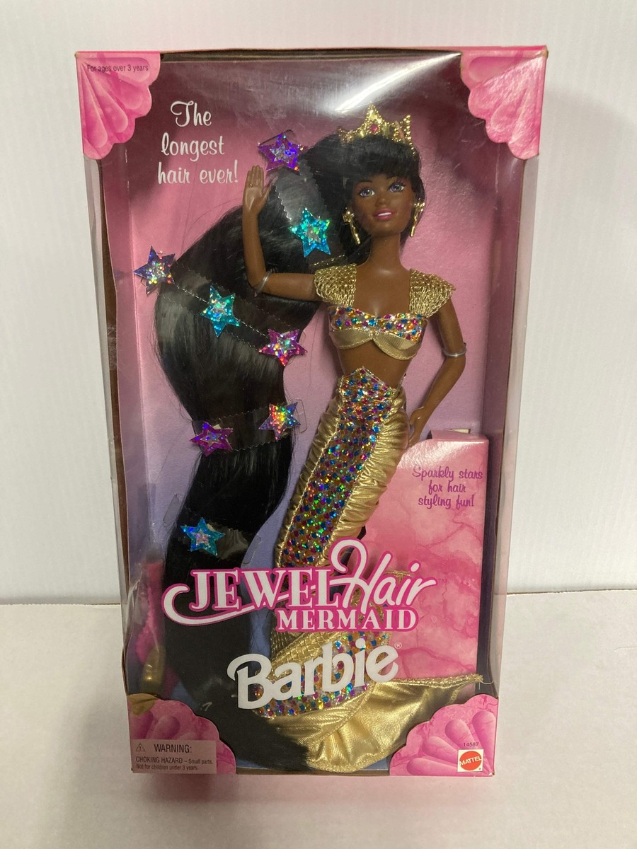 Barbie Jewel Hair Mermaid AA Christie - Longest Hair Ever - Mattel