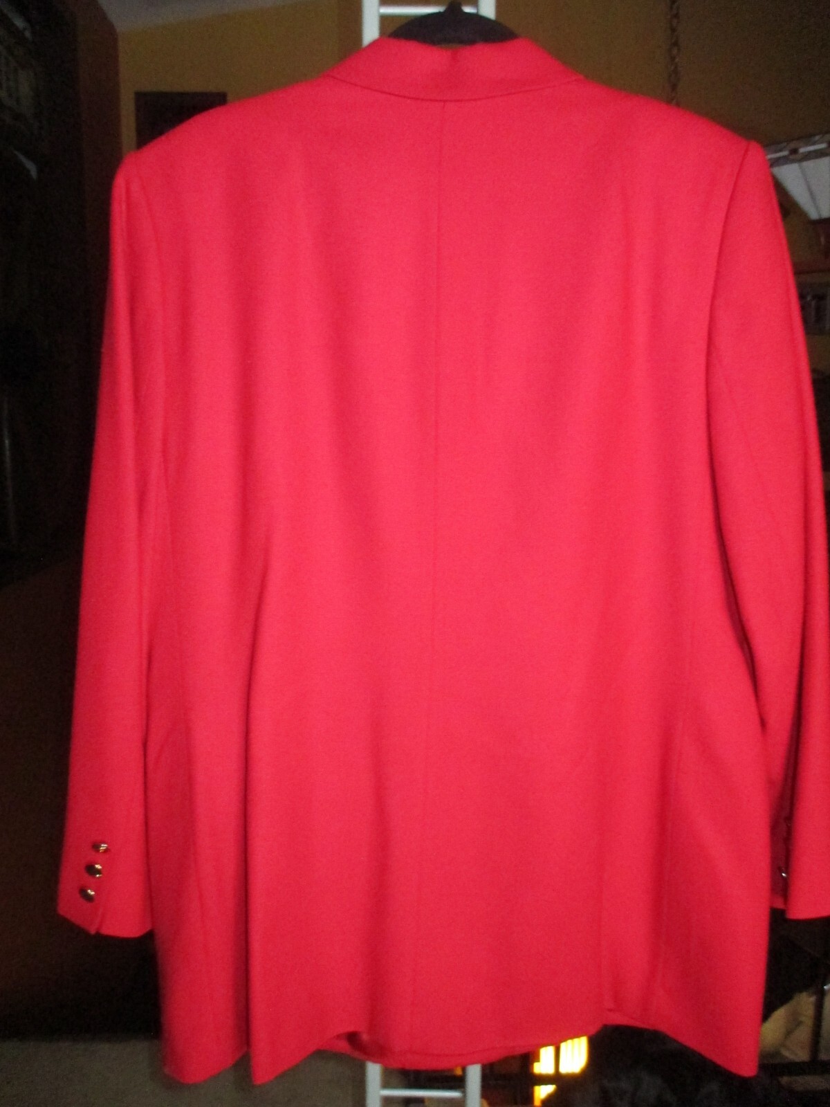 PENDLETON 16 Red Wool Double Breasted Blazer Jack… - image 4