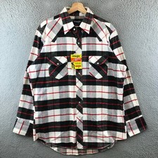 New Vintage Wrangler Cowboy Cut Pearl Snap Long Tail Shirt 17-35