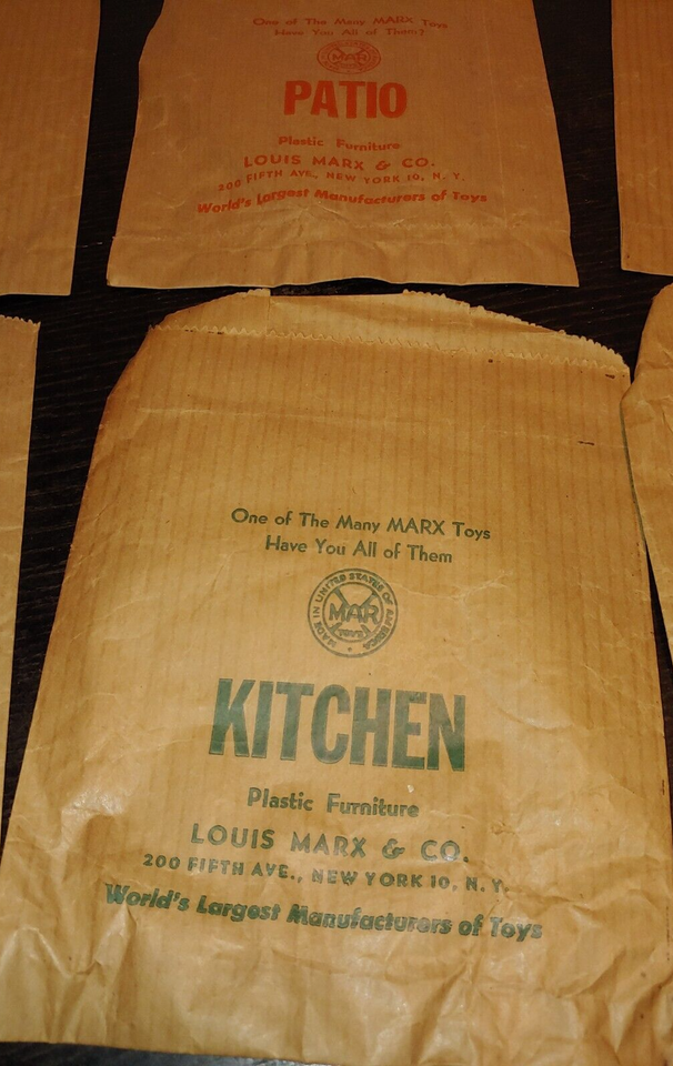 Vintage Marx Playset Paper Bag eBay