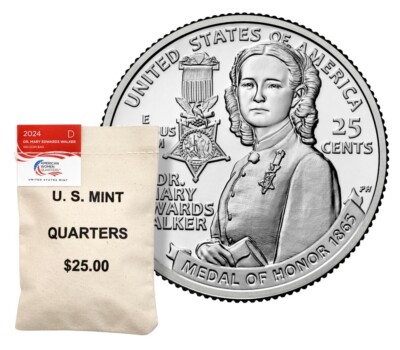 2024 D Dr. Mary Edwards Walker Uncirculated Quarter