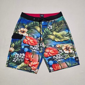 Vans Men's Hawaiian Floral Board Shorts Swim Trunks Size 30