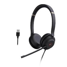 UH37 USB Headset with Microphone for PC Headphones with Teams Certified Stereo