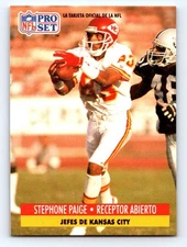 1991 Pro Set Spanish #186 Stephone Paige Fresh Break EX-EXMINT