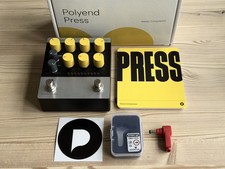 Polyend Press Analogue Stereo Compressor Effects Pedal + myVolts step up adapter