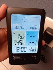 Indoor/Outdoor Weather Station Thermometer Color LCD Display -No Outdoor Sensor