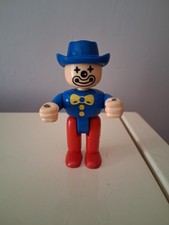 figurine clown Unimax Circus Train Toy , chapeau bleu. be