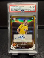 23-24 Topps Chrome - Auto Austin Reaves #CG-AR Gold /50 (AU) PSA 10 (pop 7)