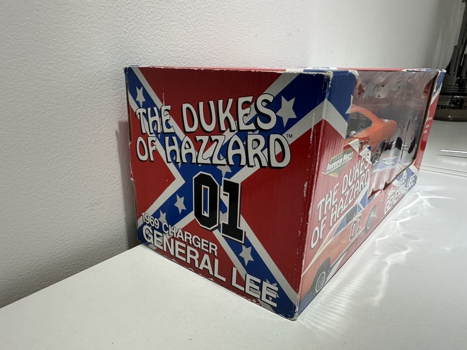 General Lee 1:18 - Dodge Charger 1969 - Dukes Of Hazzard - Ertl Joyride - Neuf