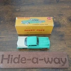 Vintage Dinky Toys 169 Studebaker Golden Hawk in Green & Cream