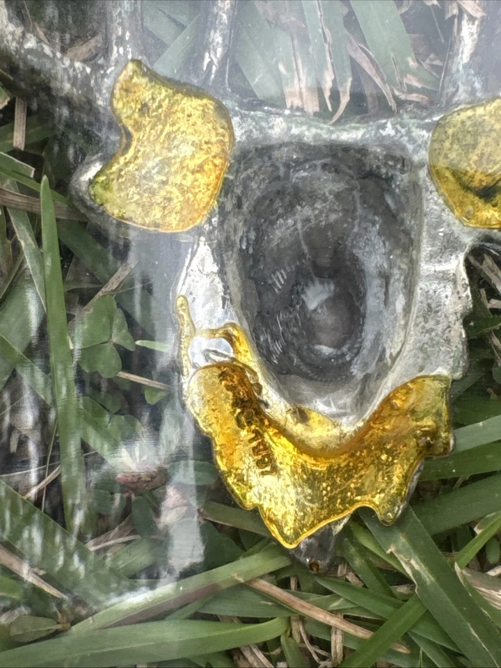 Arthur Court Beer Mug Stein Glass Deer Elk Moose Antler Silver Tone - Image 3 of 4