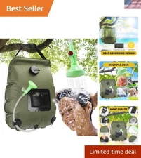 Compact Solar Shower Bag with Removable Hose - Perfect for Beach Trips & Hiking